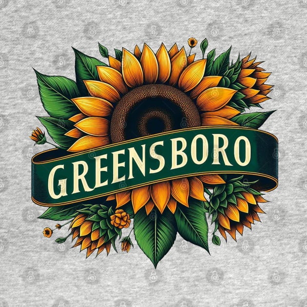 Greensboro Sunflower by Americansports